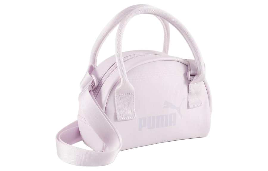 PUMA Artificial Leather Crossbody One Shoulder Handbag Small Women's Light Purple