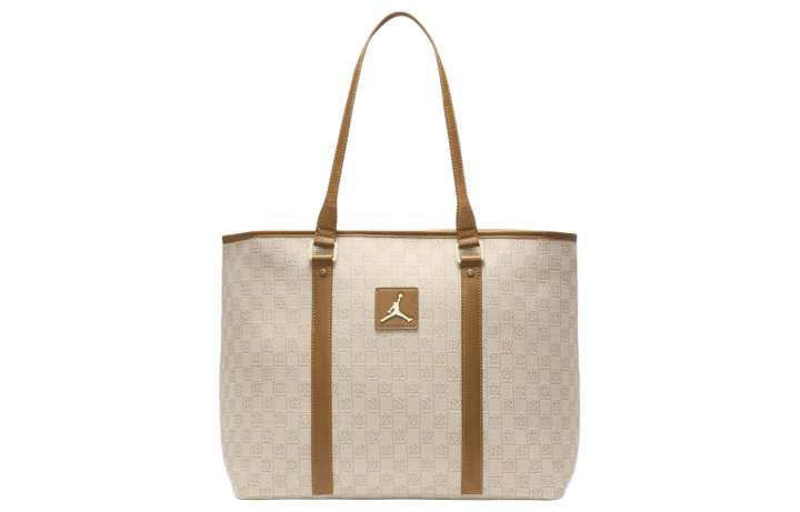 Jordan Jordan Polyester Tote Bag, Shopping Bag, Shoulder Bag, Handbag Unisex Coconut Milk White