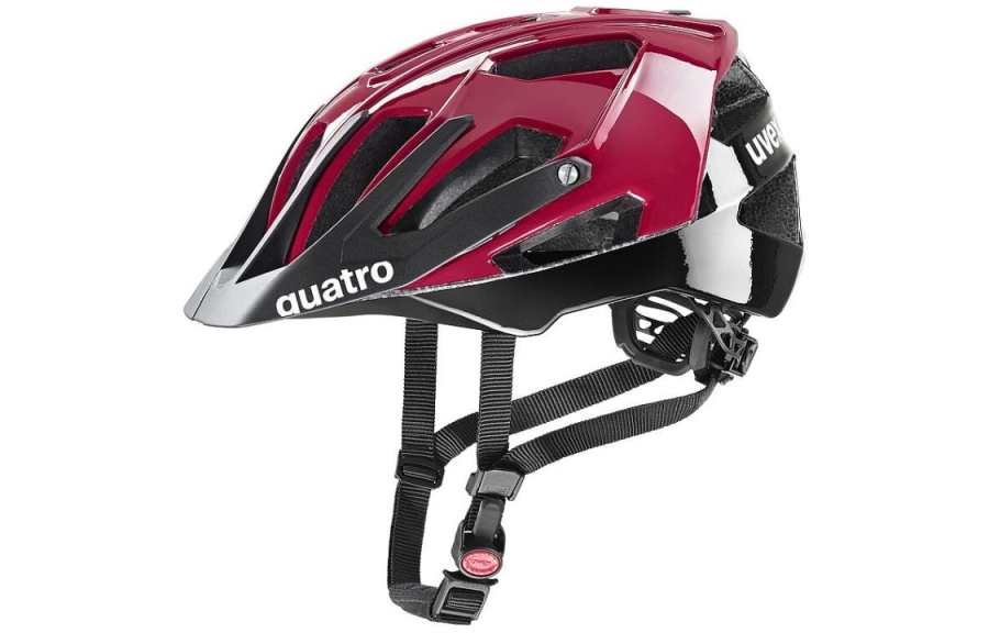 UVEX Uve Cycling Helmets PC Shell Unisex Gemstone Red Black Dirt Bike Helmet