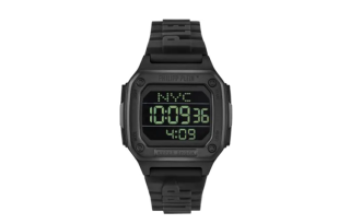 PHILIPP PLEIN Wrist Watches Quartz Movement Silicone Strap 44mm Black Dial Unisex ['50', 149262]m Waterproof