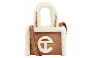 UGG Shearling Tote Bag, Shopping Bag, One Shoulder Handbag, Crossbody Bag Small Women's Chestnut