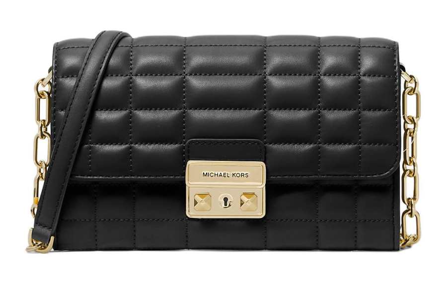MICHAEL KORS Leather Shoulder Bag, Crossbody Bag Large Women's Black
