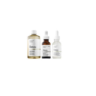The Ordinary 7% Alpha Hydroxy Acids Toner 2% Hyaluronic Acid B5 Serums 12% Ascorbyl Glucoside Serums, Skincare Set