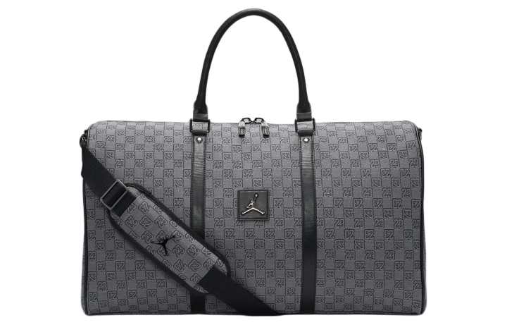Jordan Jordan Polyester Portable One Shoulder Travel Bag Regular Unisex Dark Smoke Gray