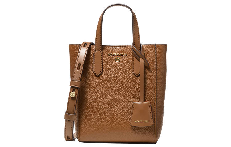 MICHAEL KORS Leather Tote Bag, Shopping Bag, Handbag, Crossbody Bag Women's Leather Brown