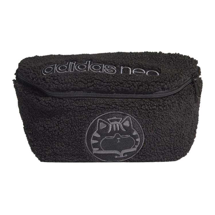 Adidas Neo WHWS CNY Wuhuang Wan Shui Collaboration Recycled Polyester Waist Bag Chest Bag Regular Unisex Black