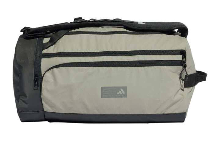 Adidas Adidas Coated PU Shoulder Bag, Crossbody Bag Regular Men's Silver & Pebble & Black & Gray