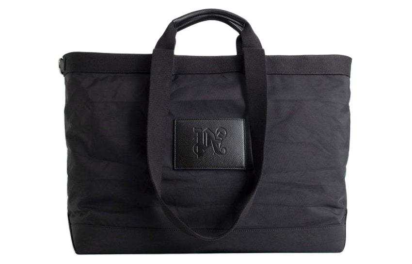 PALM ANGELS Nylon Tote Handbag, Shoulder Bag Men's Black