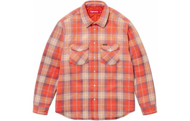Supreme Supreme Quilted Flannel Snap Shirt