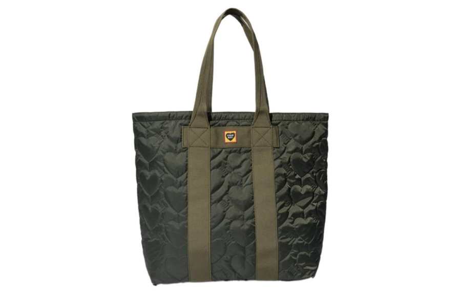 HUMAN MADE Nylon Handbag, Shoulder Bag Men's Olive Green
