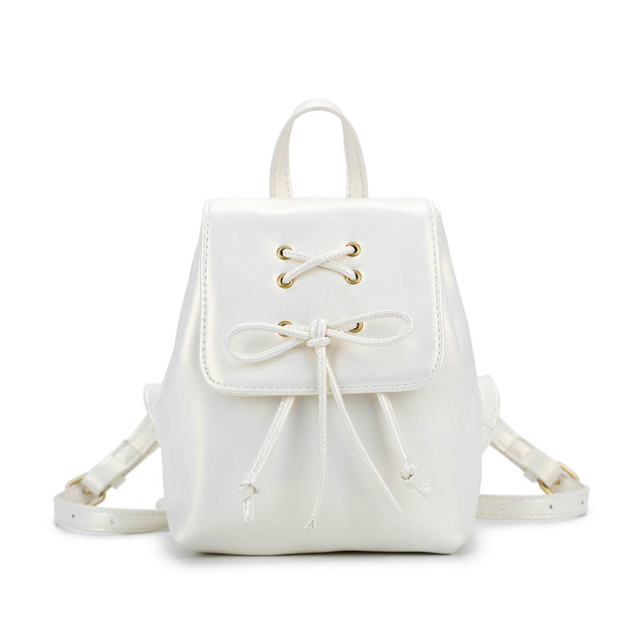 UNITE STAR Pu Backpack Regular Women's Pearl White/Pearl Pink/Black/Silver