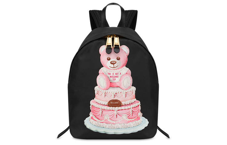 MOSCHINO MOSCHINO Polyester Backpack Regular Women's Black