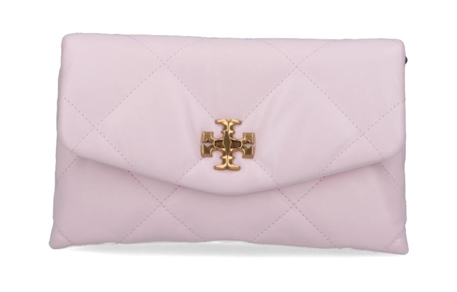 TORY BURCH Kira Leather Shoulder Bag, Crossbody Bag, Wallet Regular Women's Pink