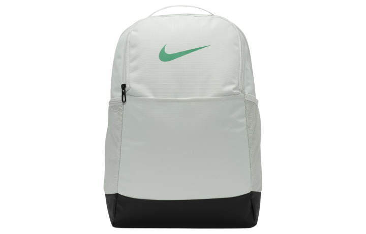 Nike Nike Polyester Backpack Medium Unisex Light Silver & Black & Stadium Green