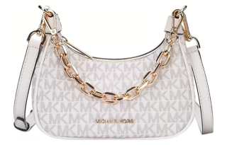 MICHAEL KORS PVC Shoulder Bag, Handbag, Shoulder Bag Regular Women's Vanilla White