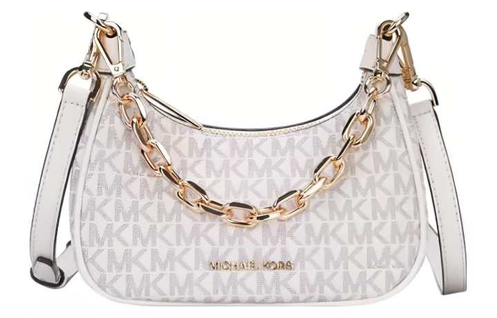 MICHAEL KORS MICHAEL KORS PVC Shoulder Bag, Handbag, Shoulder Bag Regular Women's Vanilla White