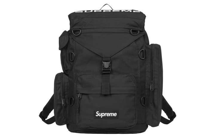 Supreme Supreme Nylon Backpack Unisex Black