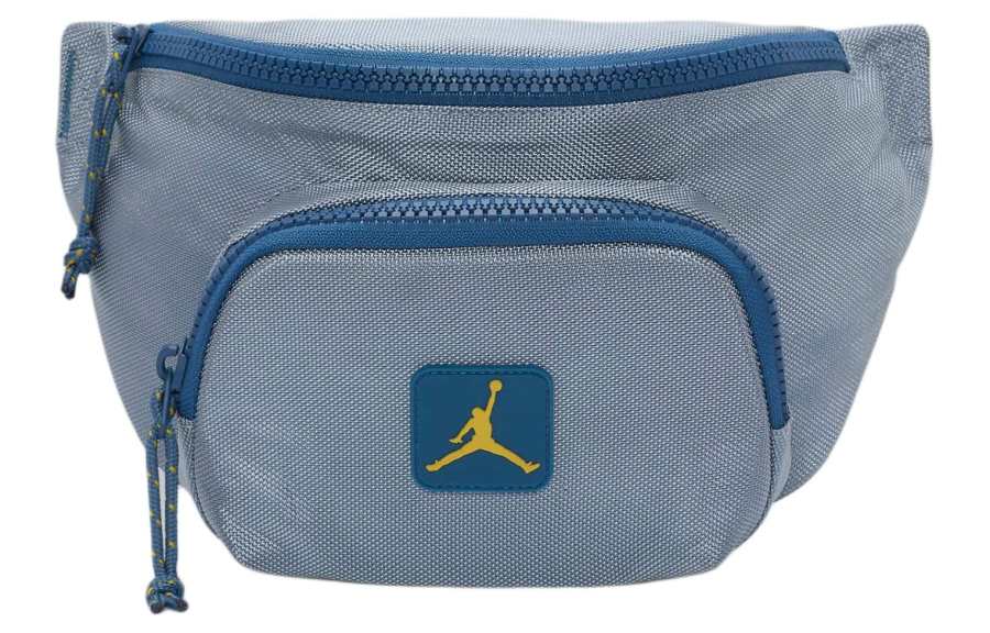 Jordan Jordan Polyester Sling Bag One Shoulder Crossbody Fanny Pack Unisex Blue Gray