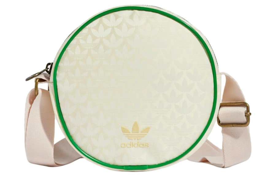 Adidas Originals Jacquard Recycled Material Round Shaped Bag, Shoulder Bag, Crossbody Bag Regular Women's