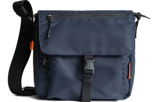 MYBRANDORIGINAL Nylon With Polyester Crossbody Bags Men's Navy Blue