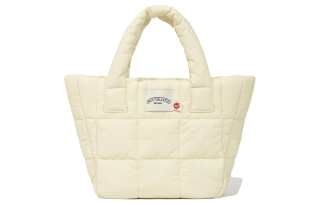 COVERNAT Nylon Tote Bag, Shopping Bag, Handbag Mini Women's Ivory