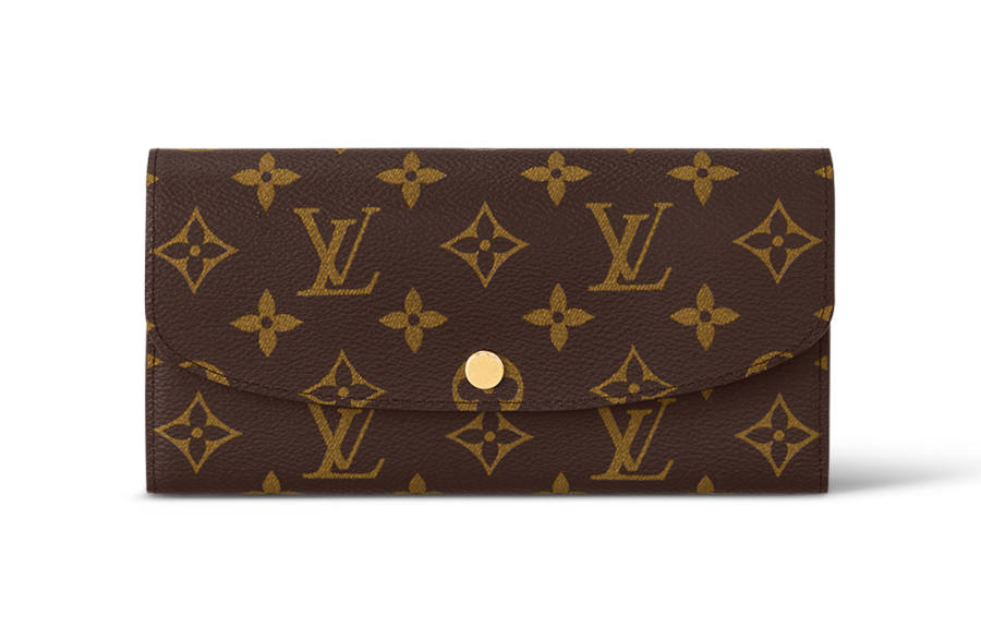 LOUIS VUITTON LOUIS VUITTON Emilie Wallet Monogram Fuchsia