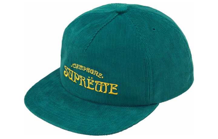 Supreme Supreme 100% Cotton Corduroy Baseball Caps Unisex Green