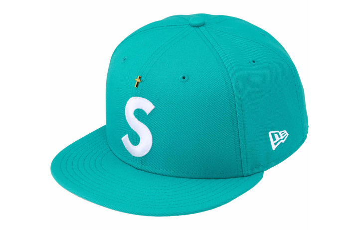 Supreme Supreme Gold Cross S Logo New Era Fitted Hat