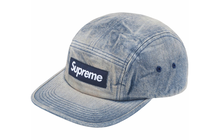 Supreme Supreme 100% Cotton Twill Baseball Caps Unisex Dirty Indigo