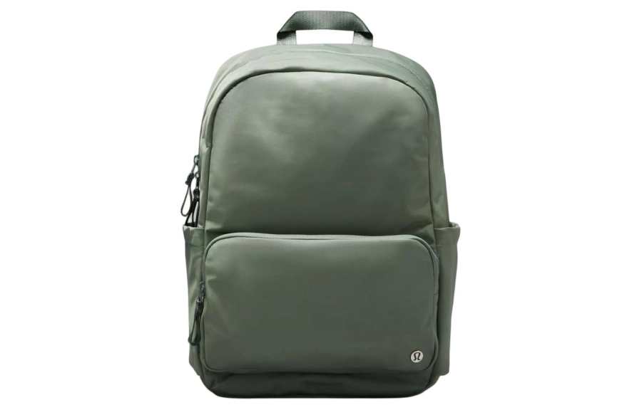 Lululemon Lululemon Everywhere Nylon Backpack Regular Unisex Gray Eucalyptus Tree Green