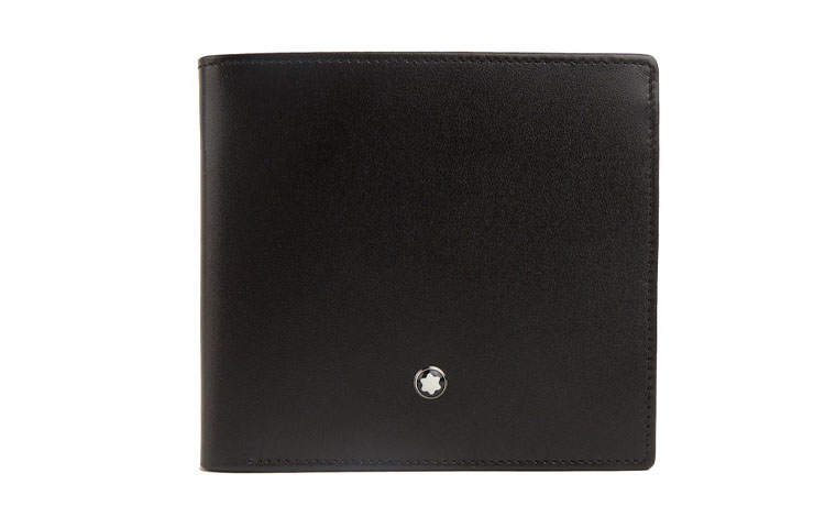 MONTBLANC Meisterstuck Cow Leather Wallet Men's Black