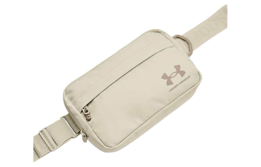 Under Armour Polyester Sling Bag One Shoulder Crossbody Fanny Pack Regular Unisex Pink Silt Gray