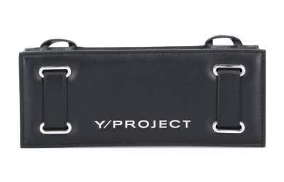 Y/Project Cow Leather Accordion Bag Handbag, Shoulder Bag Mini Women's Black