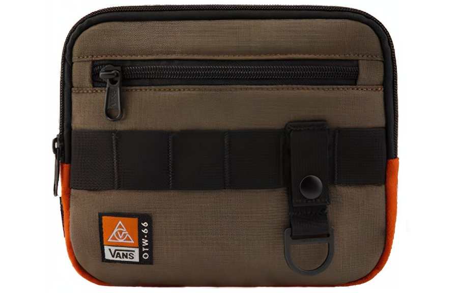 Vans Vans Polyester Crossbody Bag, Shoulder Bag Unisex Brown