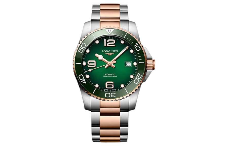 LONGINES Comcast Collection Automatic Mechanical Movement 300m Waterproof Men's Watches Watch 41mm Green Dial