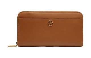 BALLY Leather Wallet Women's Brown