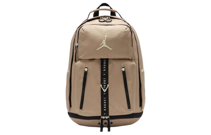 Jordan Jordan Polyester Backpack Unisex Medium Brown