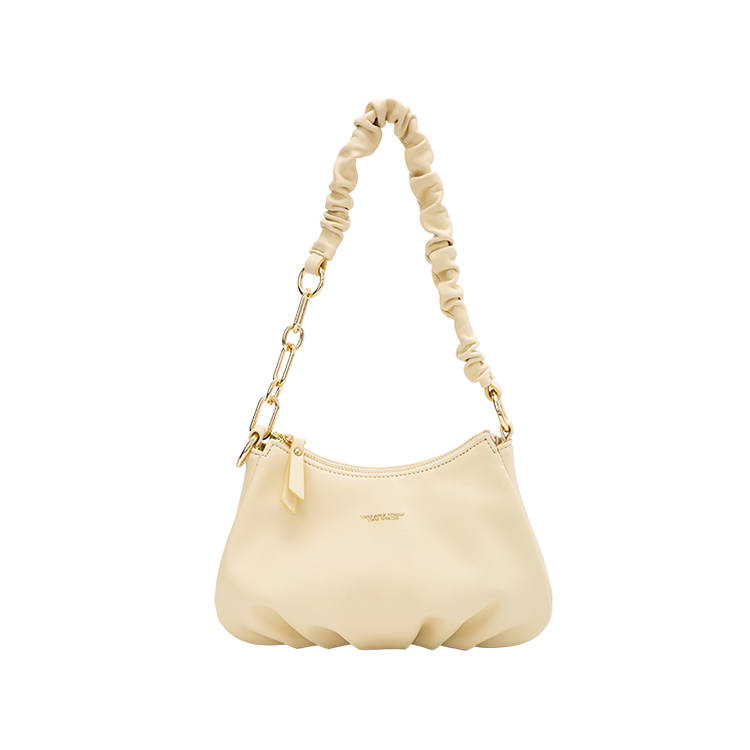 Semir Synthetic Leather With PU Shoulder Bag, Crossbody Bag, Shoulder Bag Small Women's Ecru/Blue/Yellow