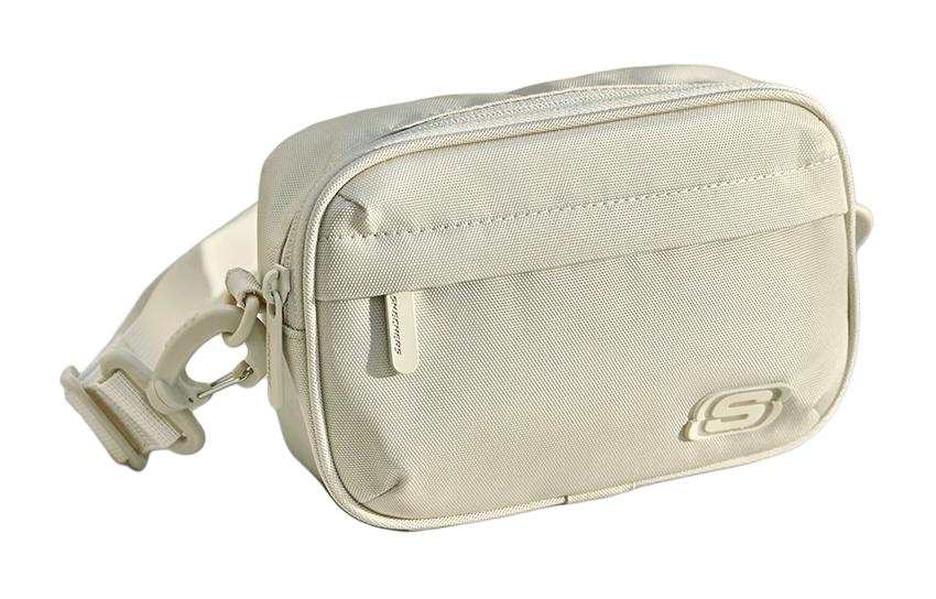 Skechers Fabric Camera Bag, Crossbody Bag, Shoulder Bag Small Unisex Light Sand Yellow