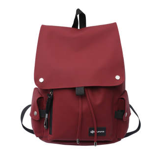 GATOER Oxford Backpack Regular Unisex Red/Light Gray/Green/Black