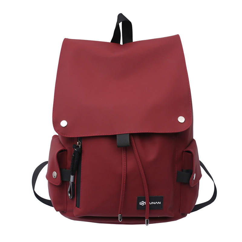 GATOER Oxford Backpack Regular Unisex Red/Light Gray/Green/Black
