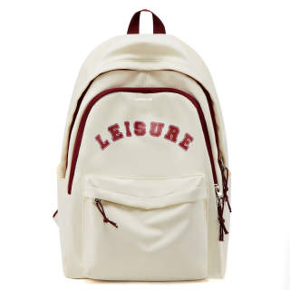 LANDCASE Fabric Laptop Bag Backpack Unisex Burgundy/Black/Blue/Red White