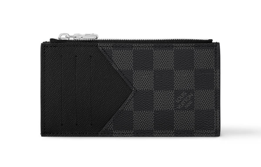 LOUIS VUITTON LOUIS VUITTON Coin Card Holder Damier Graphite Grey/Black