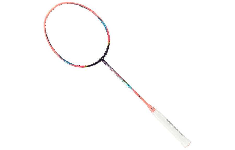 Li-Ning Li Ning Storm WS74 Full Carbon Badminton Rackets Professional 6U/G6 Peach Rouge Pink