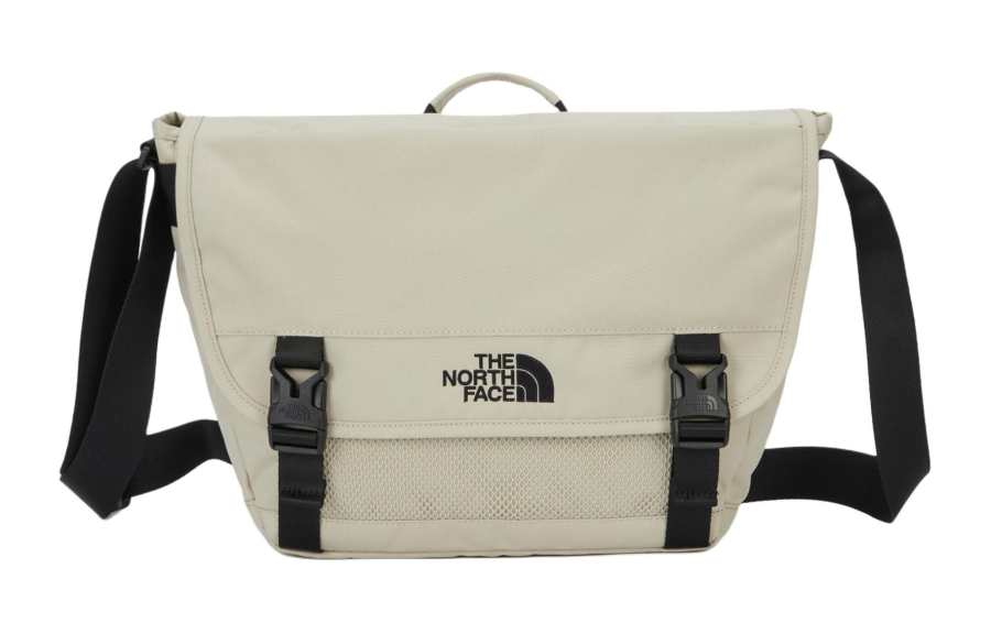 THE NORTH FACE 9L Messenger Bag One Shoulder Crossbody Outdoor Bag Polyester Light Beige Unisex
