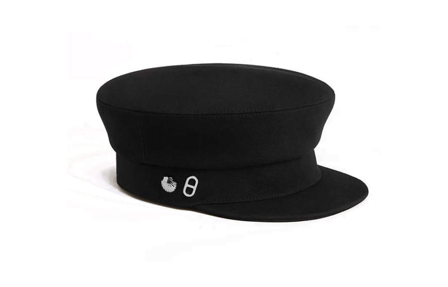 HERMES HERMES Cotton Berets Women's Black