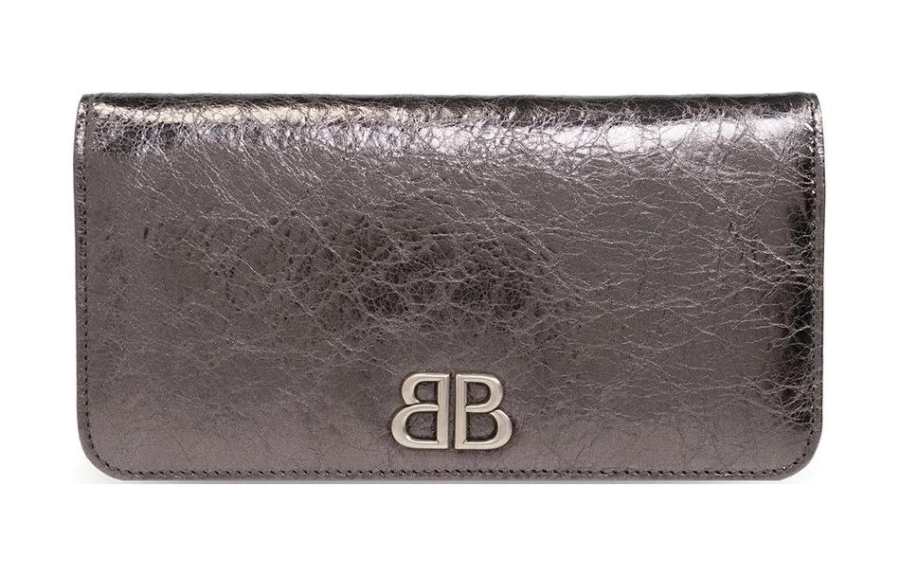 Balenciaga Sheepskin Wallet Women's Copper