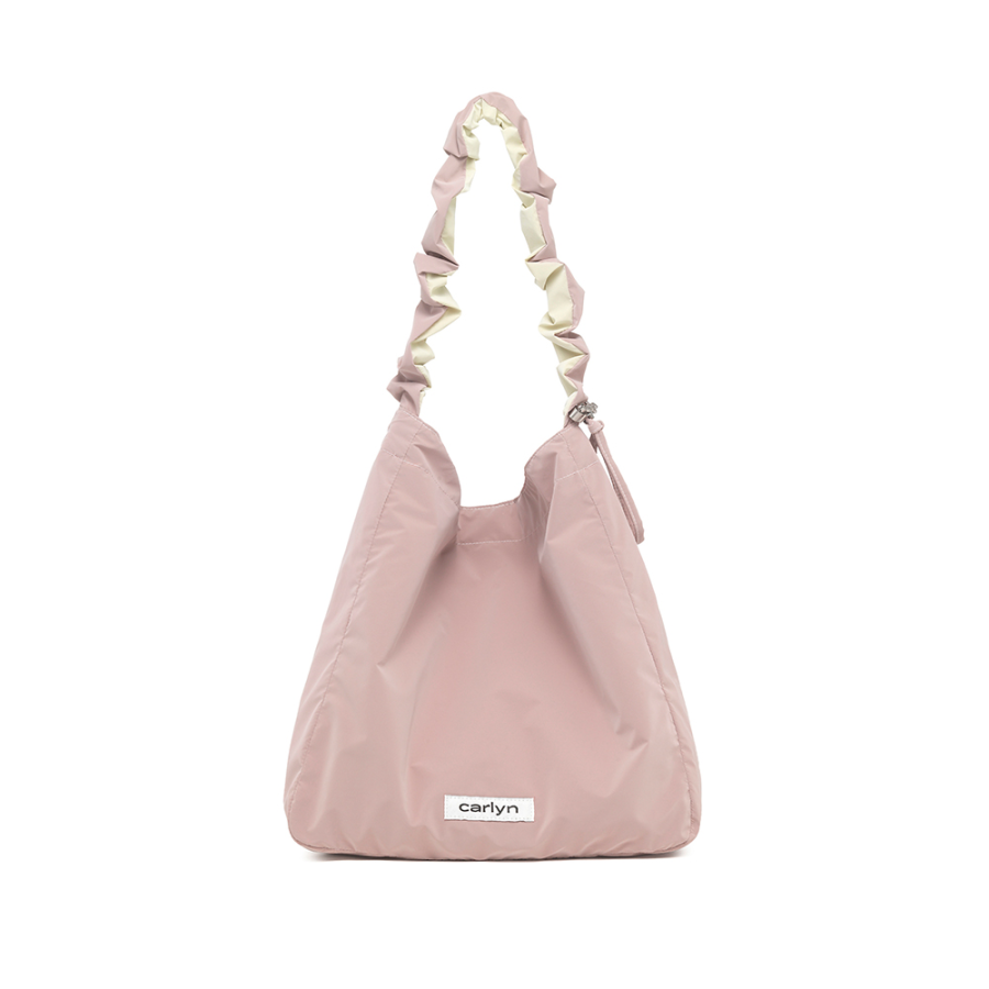 CARLYN Polyurethane Handbag, Shoulder Bag Women's Pink