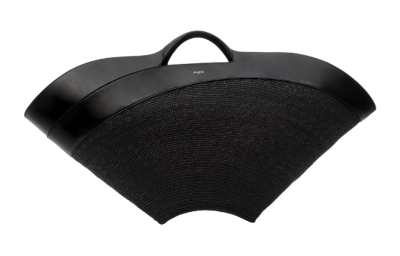Alaia Calfskin Handbag Large Women's Black