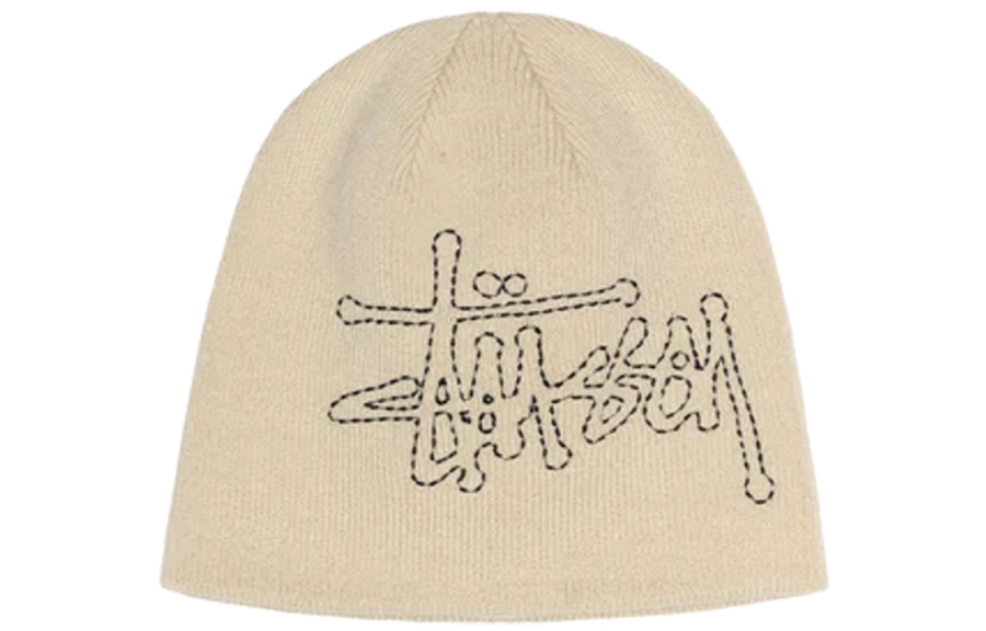 Stussy Stussy Acrylic Beanies Unisex Beige